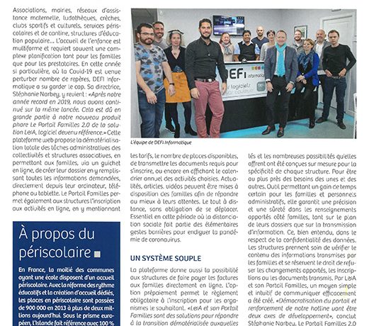 Nouveau portail famille V2, on en parle dans la presse !